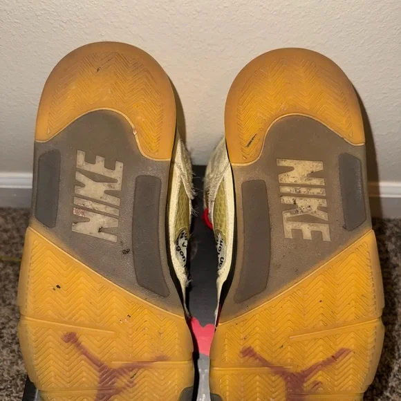 Jordan 5 Retro Off-White Sail Size 9 Virgil Abloh